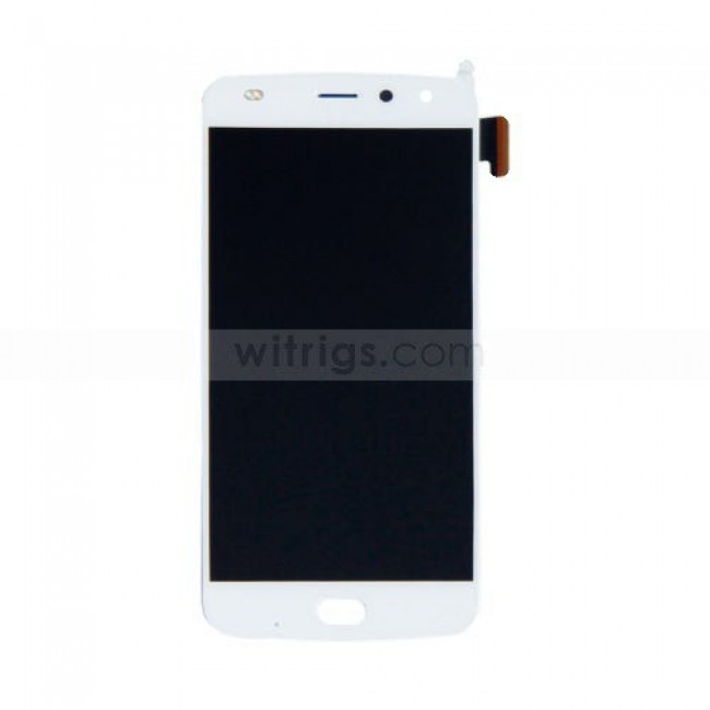 AMOLED Screen with Digitizer Replacement for Motorola Moto Z2 Play White