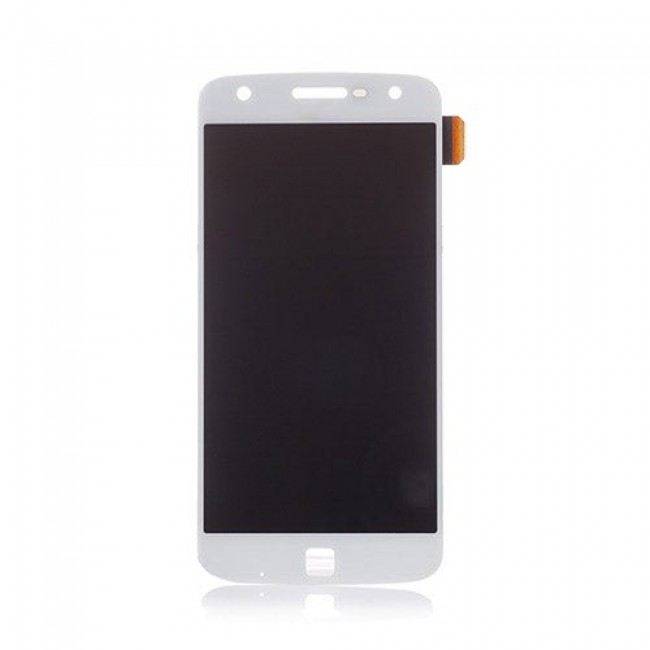 AMOLED Screen with Digitizer Replacement for Motorola Moto Z Play White