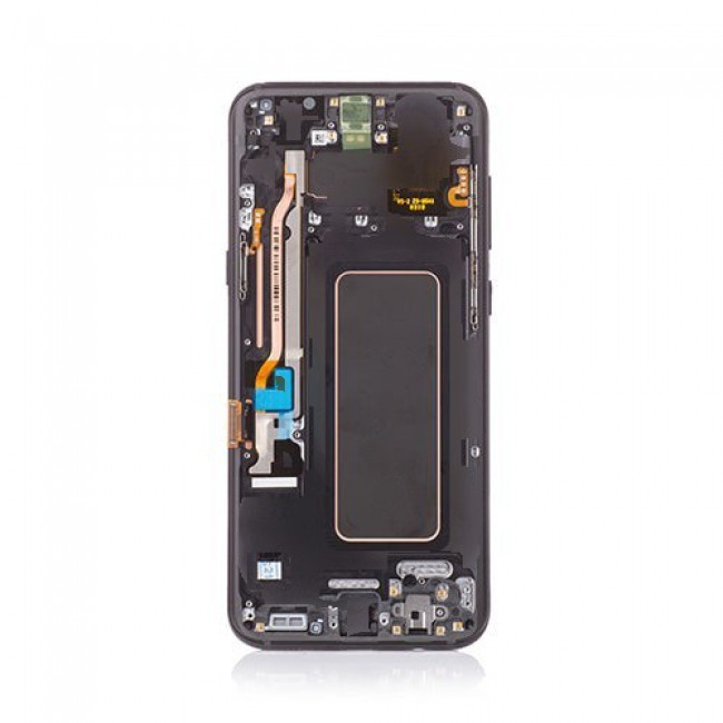 Screen Replacement with Frame for Samsung Galaxy S8 Plus Midnight Black