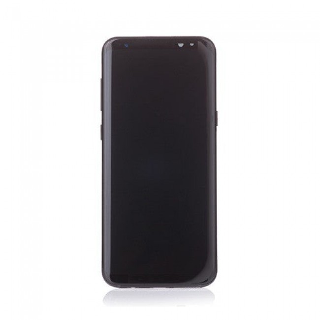 Screen Replacement with Frame for Samsung Galaxy S8 Plus Midnight Black