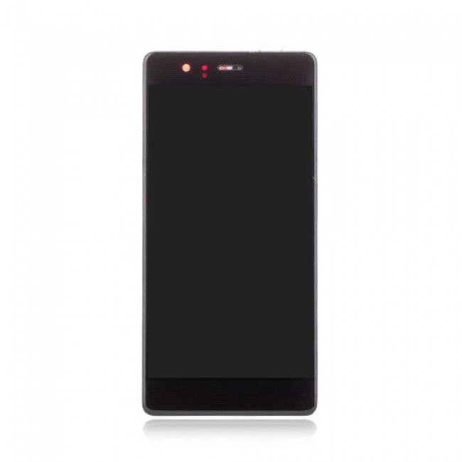 Custom Screen Replacement with Frame for Huawei P9 Titanium Grey