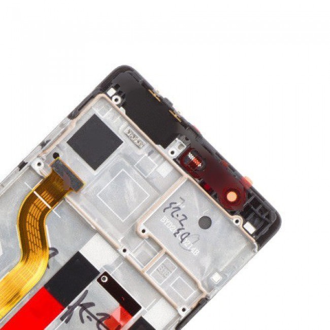 Custom Screen Replacement with Frame for Huawei P9 Titanium Grey