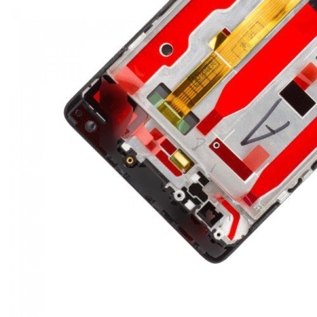 Custom Screen Replacement with Frame for Huawei P9 Titanium Grey