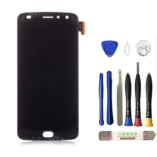 AMOLED Screen with Digitizer Replacement for Motorola Moto Z2 Play Lunar Gray