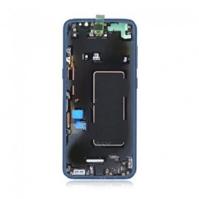 Screen Replacement with Frame for Samsung Galaxy S8 Coral Blue