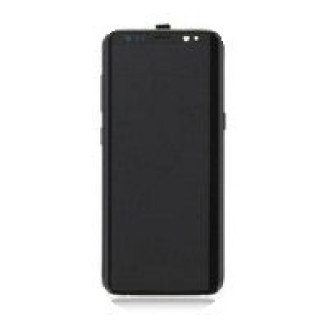 Screen Replacement with Frame for Samsung Galaxy S8 Arctic Silver