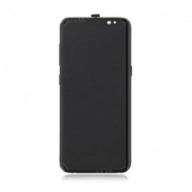 Screen Replacement with Frame for Samsung Galaxy S8 Orchid Gray