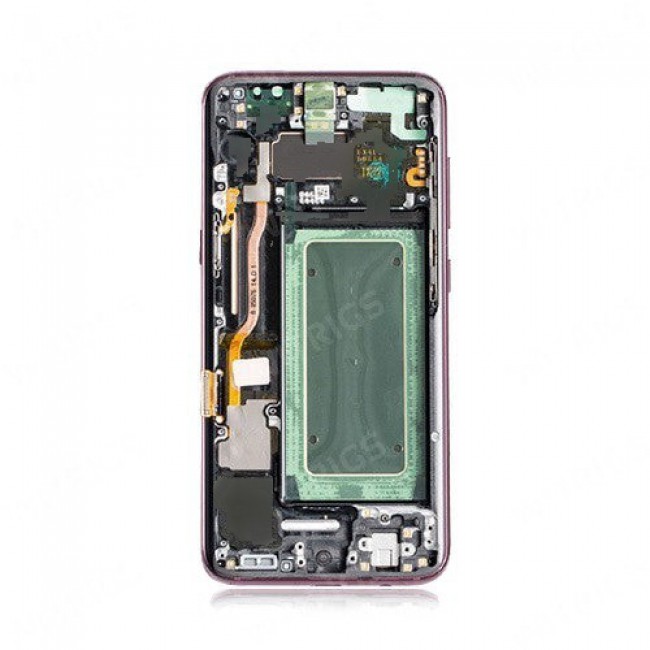 Screen Replacement with Frame for Samsung Galaxy S8 Plus Rose Pink