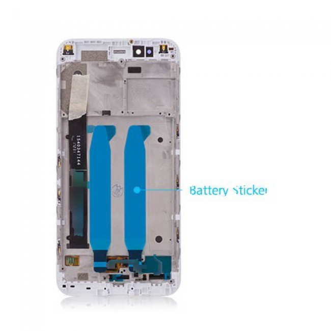LCD Screen Assembly Replacement for Xiaomi Mi A1 White (White)
