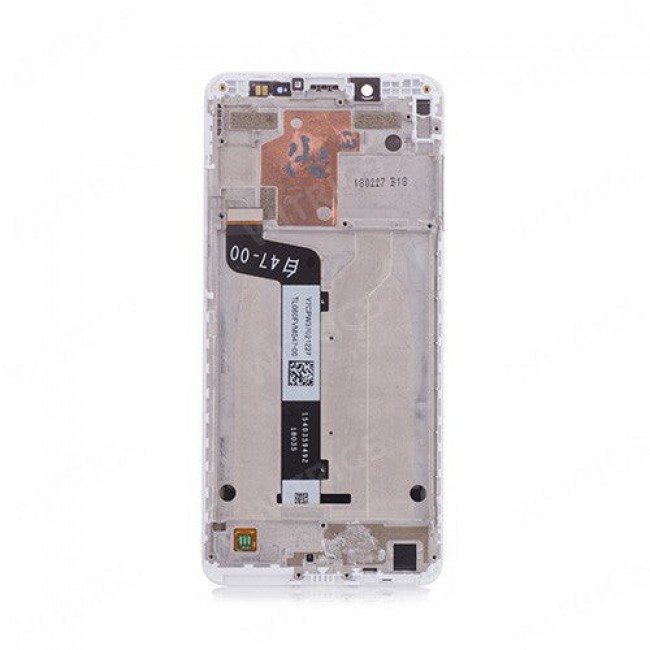Screen Replacement with Frame for Xiaomi Redmi Note 5 Pro White (White)