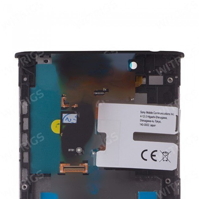 Screen Replacement with Frame for Sony Xperia L1 Black