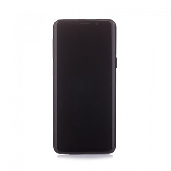 AMOLED Screen Replacement with Frame for Samsung Galaxy S9 Midnight Black