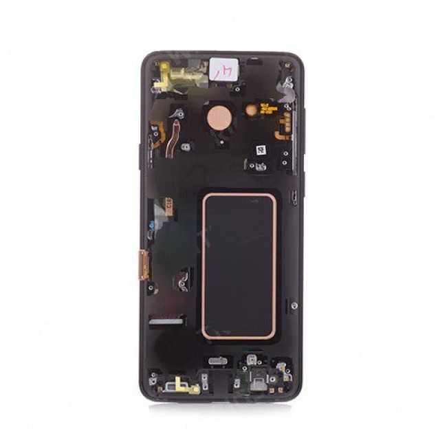 Screen Replacement with Frame for Samsung Galaxy S9 Plus Midnight Black