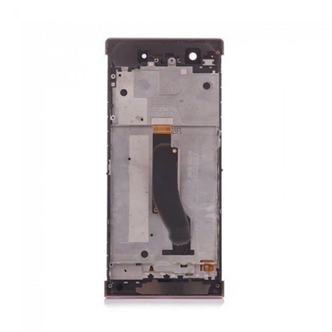 Custom Screen Replacement with Frame for Sony Xperia XA1 Pink