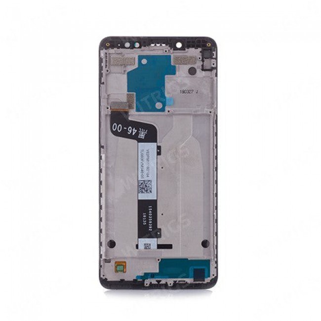 Screen Replacement with Frame for Xiaomi Redmi Note 5 Pro Black (Black)