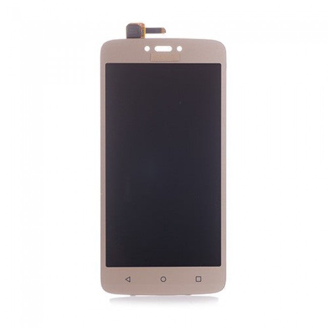 Custom Screen for Motorola Moto C Fine Gold