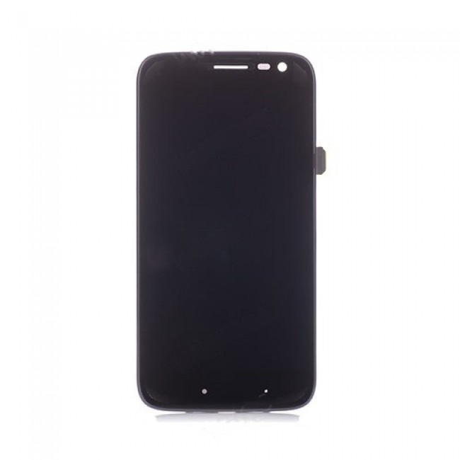 Custom Screen Replacement with Frame for Motorola Moto G4 Play Black