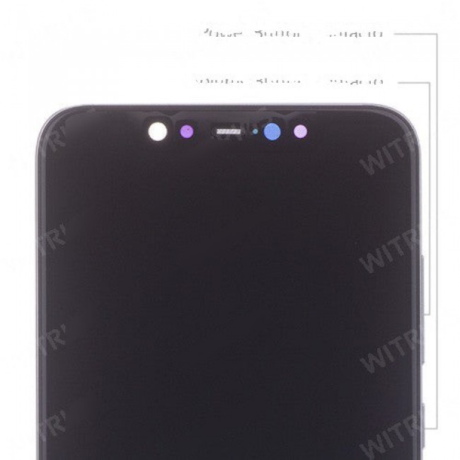 Screen Replacement with Frame for Xiaomi Mi 8 White (White)