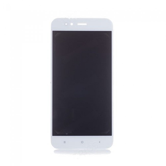 Custom LCD Screen with Digitizer Replacement for Xiaomi Mi A1 White (White)