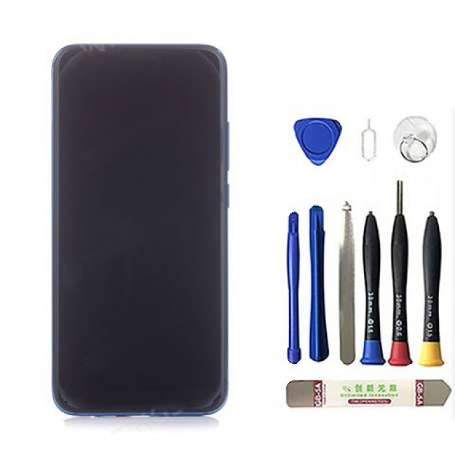Screen Replacement with Frame for Huawei Honor 10 Phantom Blue