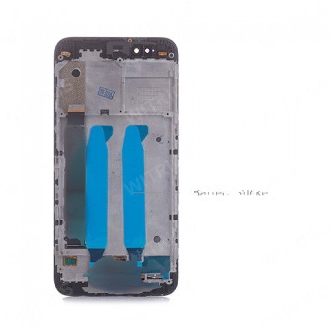 Custom Screen Replacement with Frame for Xiaomi Mi A1 Black (Black)