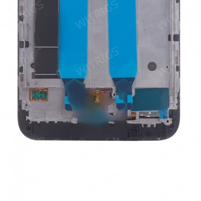 Custom Screen Replacement with Frame for Xiaomi Mi A1 Black (Black)