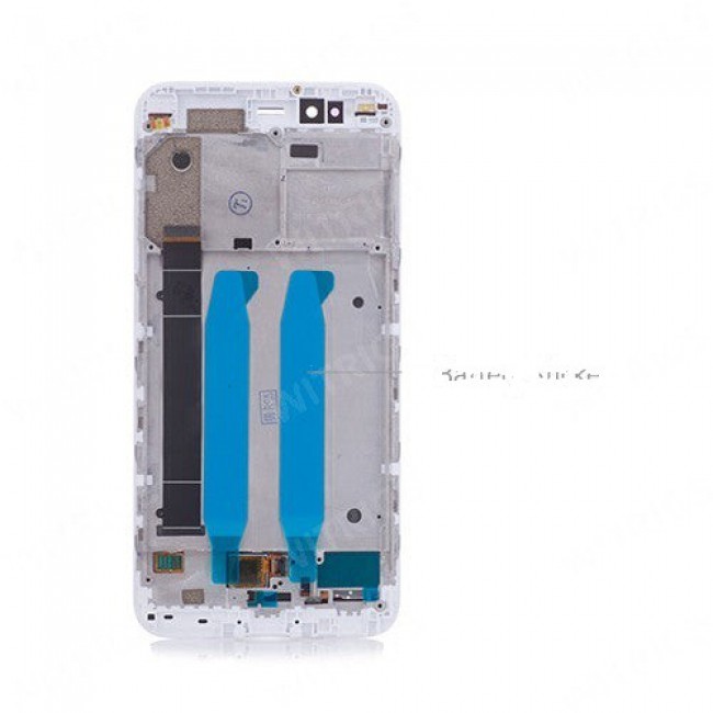 Custom Screen Replacement with Frame for Xiaomi Mi A1 White (White)