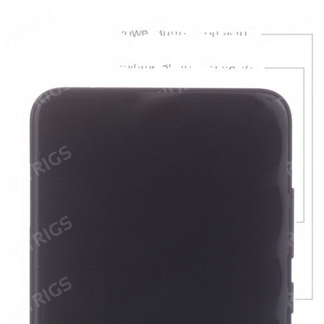 Screen Replacement with Frame for Huawei P20 Pro Black