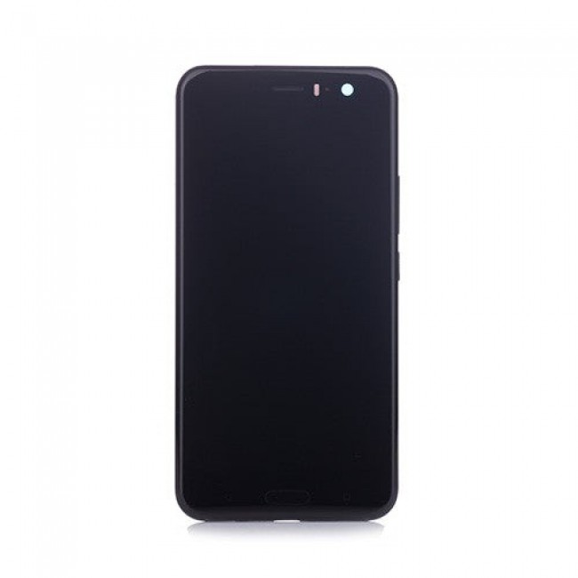 Screen Replacement with Frame for HTC U11 Black