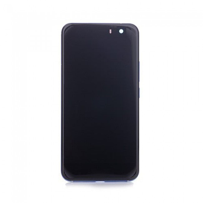 Screen Replacement with Frame for HTC U11 Blue