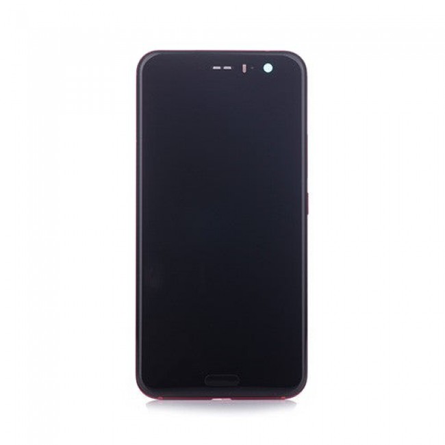 Screen Replacement with Frame for HTC U11 Red