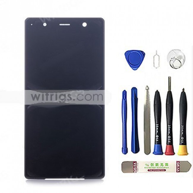 LCD Screen Replacement for Sony Xperia XZ2 Premium Chrome Black