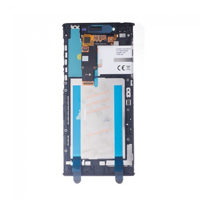 Custom Screen Replacement with Frame for Sony Xperia L1 Black