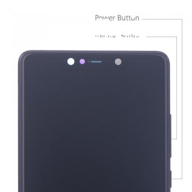 Screen Replacement with Frame for Xiaomi Mi 8 SE Black (With frame)