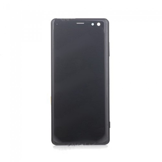 Screen Replacement with Frame for Sony Xperia XZ3 Black