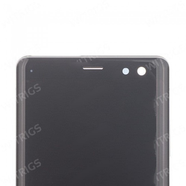 Screen Replacement with Frame for Sony Xperia XZ3 Silver White