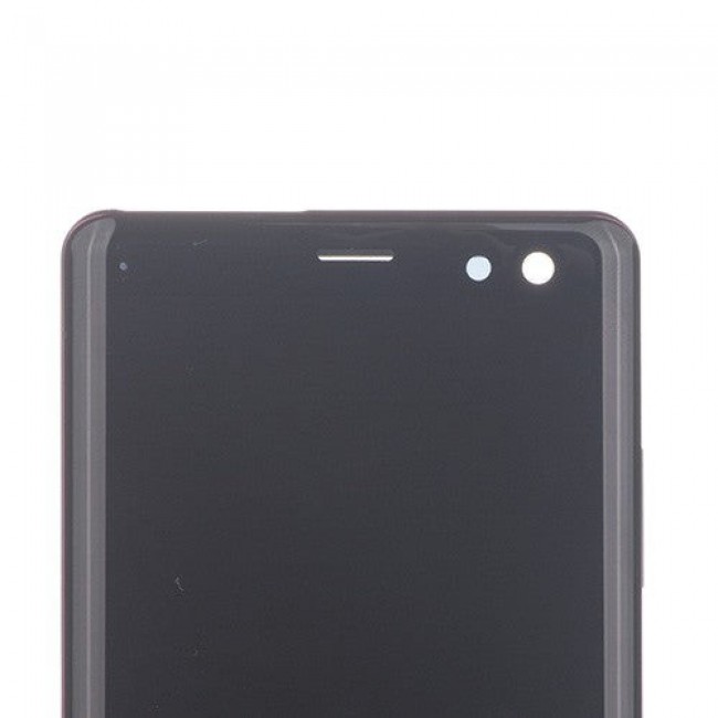 Screen Replacement with Frame for Sony Xperia XZ3 Bordeaux Red