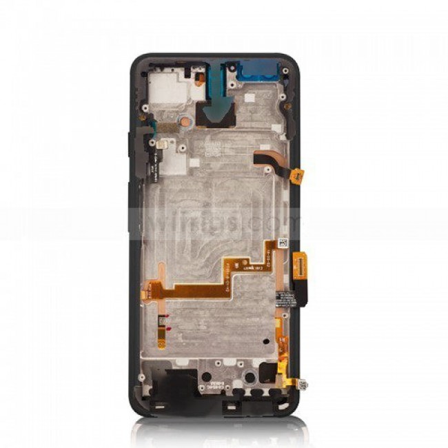 Screen Replacement with Frame for Google Pixel 3 Just Black