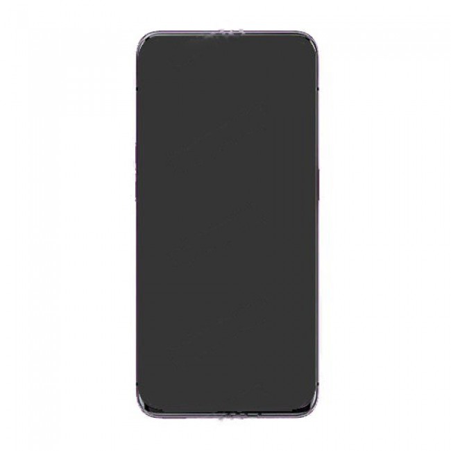 Screen Replacement with Frame for OPPO Find X Bordeaux Red (Red)