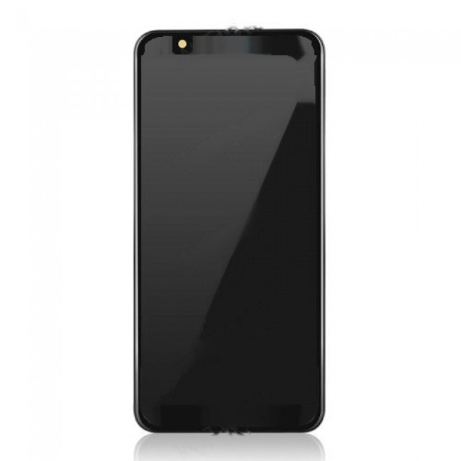 Custom Screen Replacement with Frame for Huawei P Smart Black