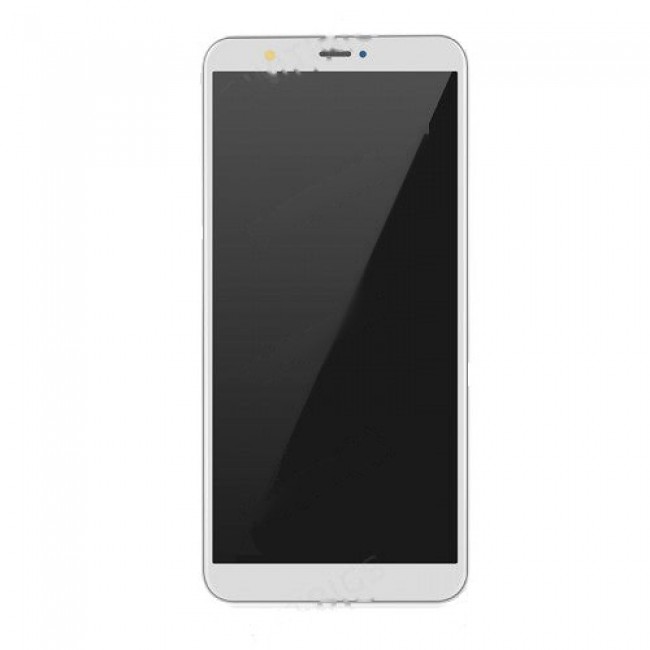 Custom Screen Replacement with Frame for Huawei P Smart White