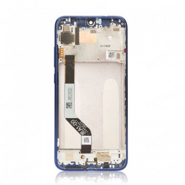 Screen Replacement with Frame for Xiaomi Redmi Note 7 Blue (Blue)