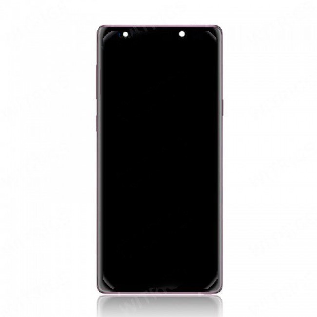 Screen Replacement with Frame for Samsung Galaxy Note 9 Lavender Purple