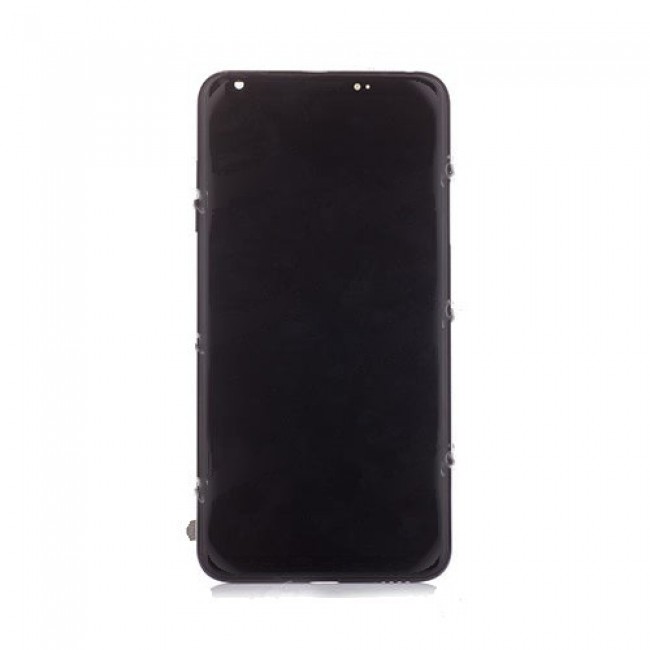 Custom Screen Replacement with Frame for LG V30 Aurora Black