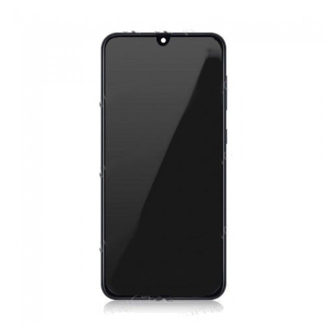 Screen Replacement with Frame for Samsung Galaxy A50 Black (With frame)