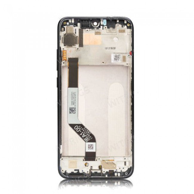 Screen Replacement with Frame for Xiaomi Redmi Note 7 Black (Black)