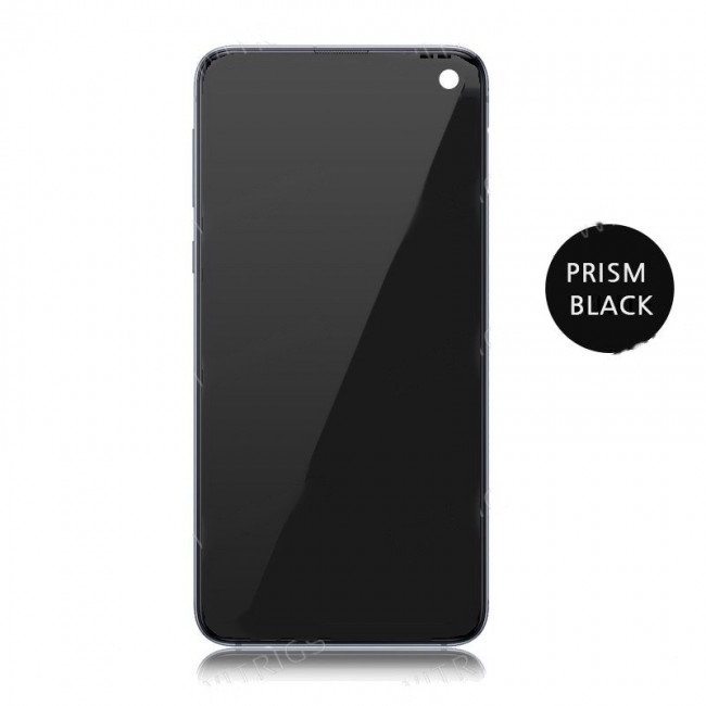 Screen Replacement with Frame for Samsung Galaxy S10e Prism Black