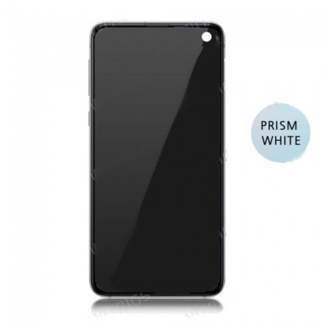 Screen Replacement with Frame for Samsung Galaxy S10e Prism White