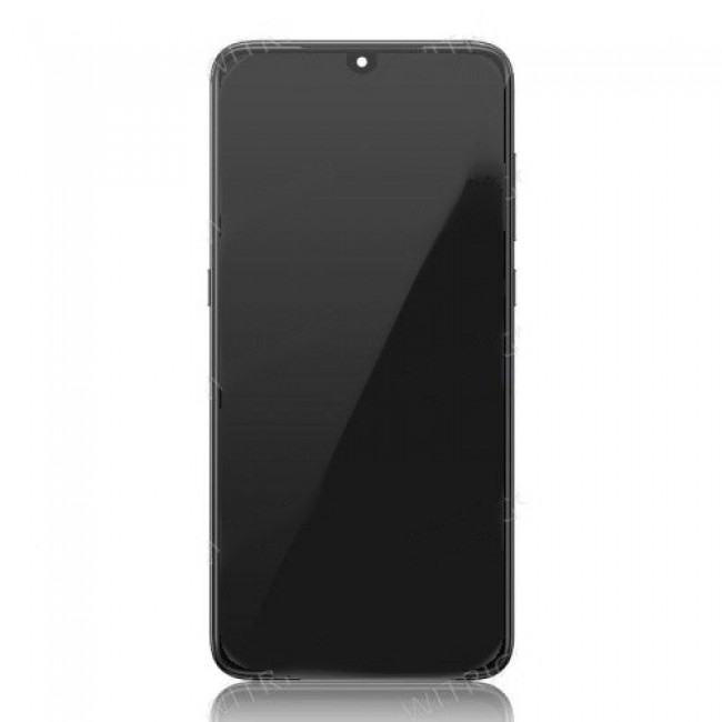 Custom Screen Replacement with Frame for Xiaomi Mi 9 Black (Black)