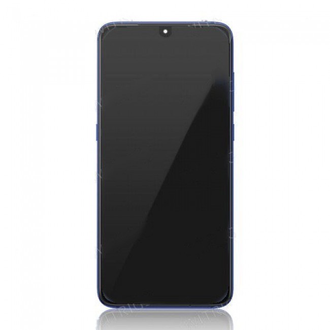 Custom Screen Replacement with Frame for Xiaomi Mi 9 Blue (Blue)